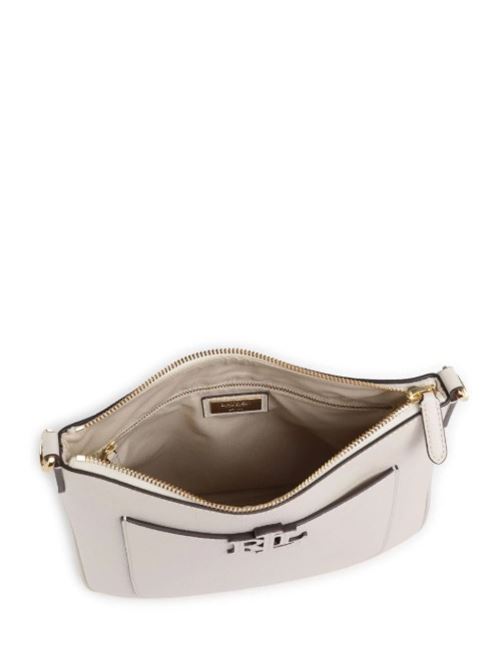Cameryn large hammered leather bag LAUREN RALPH LAUREN | CAMERYN 27.SOFT WHITE